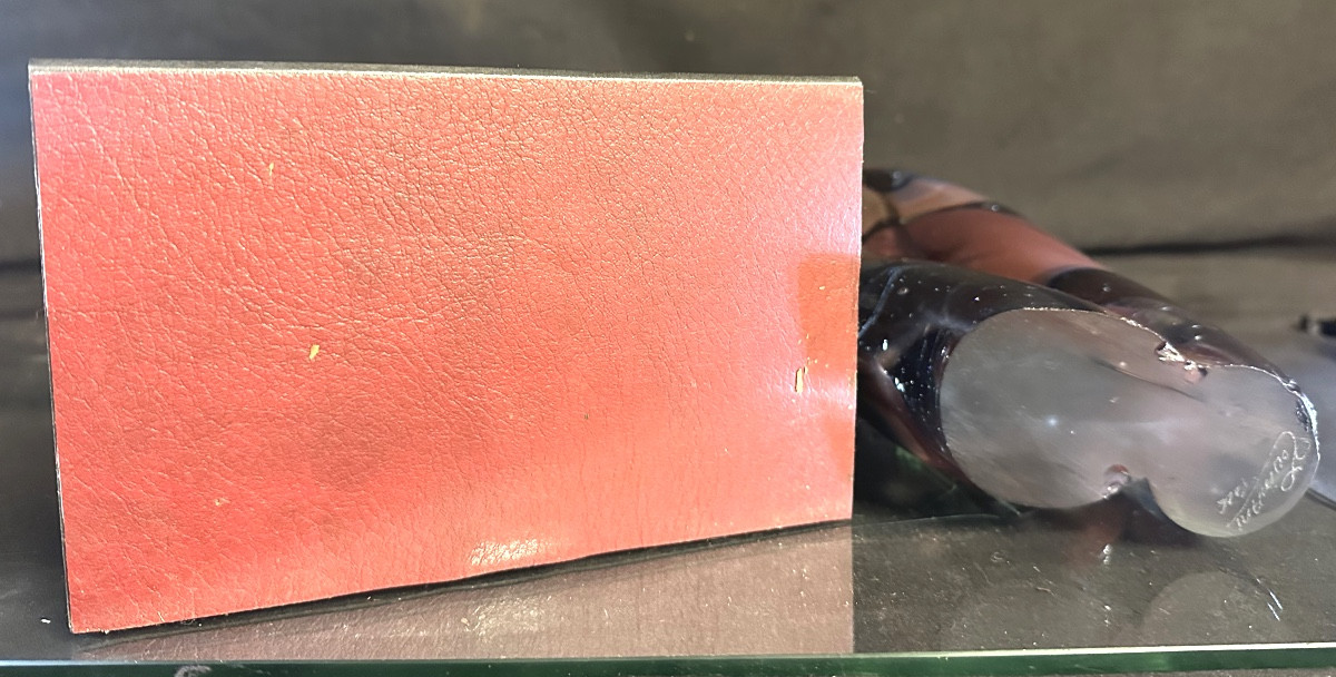 Ada Loumani 1959- Important Glass Sculpture Base Woman Signed Dated 2006 French Glassmaker -photo-4