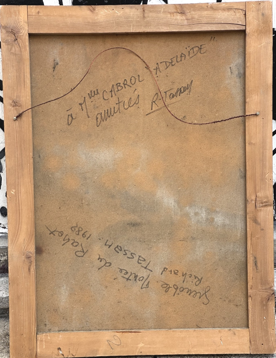 Richard TASSAN 1935  Grande huile La Montée du Rabot Grenoble Musée Dauphinois -photo-3