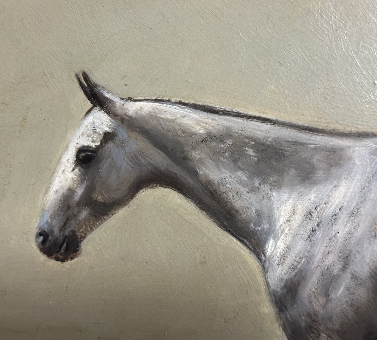 Alexandre CLARYS 1857-1920 Huile Cheval Pur-sang Belge équestre Course Hippique /2-photo-4