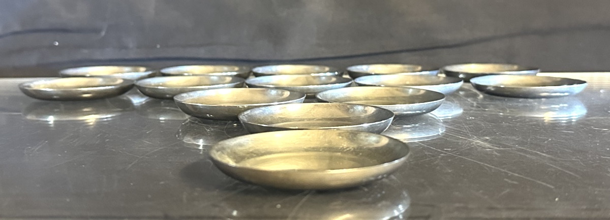14 Silver-plated Cocktail Hors d'Oeuvre Bowls By Orfèvres Durousseau Boyron Lyon -photo-2