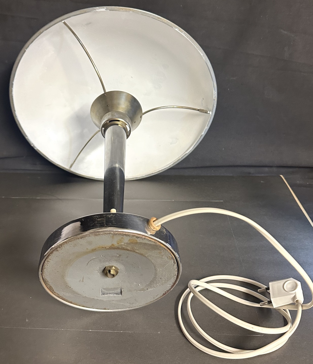 Lampe de bureau champignon Jean Perzel attr Art Deco -photo-1