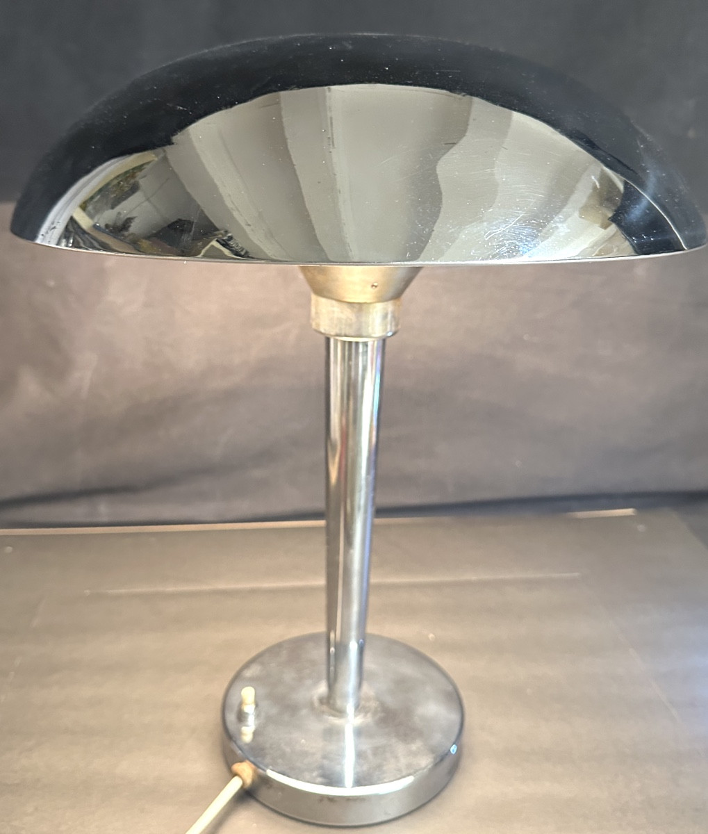 Lampe de bureau champignon Jean Perzel attr Art Deco 