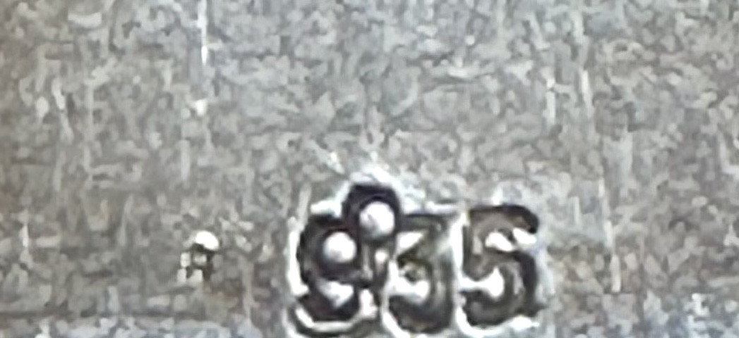 Russia Or Armenia 1921 Solid Silver Plate With Portrait Of A Young Man Cyrillic Script -photo-4