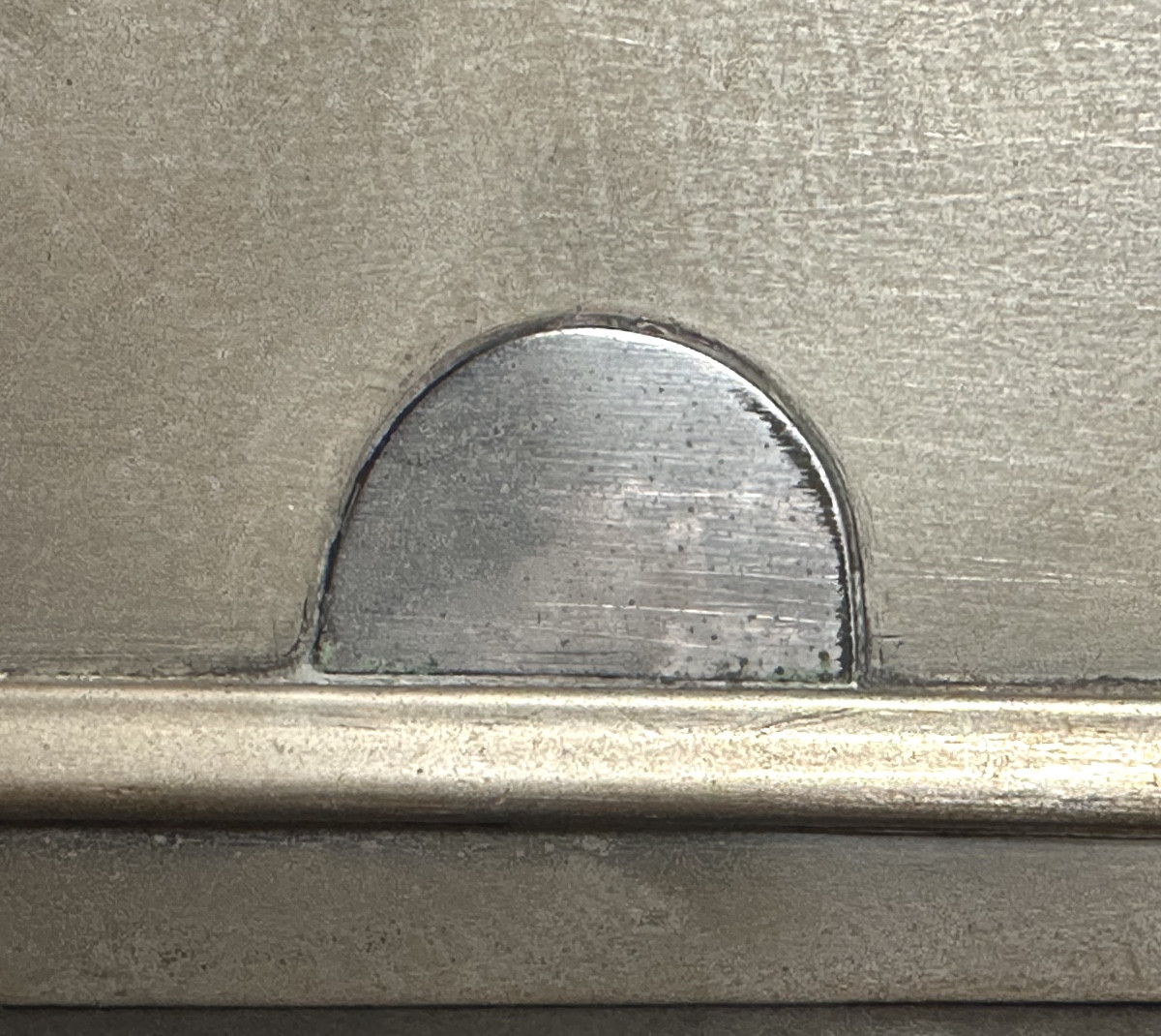 Triple Cooler For Champagne Or Wine In Silver Metal-photo-2