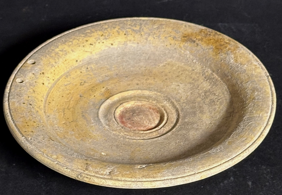 Archéologie Coupe Romaine 16cm sur talon I-IIIe siècle céramique intacte archeo