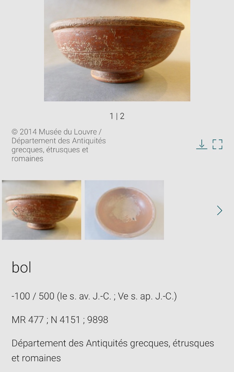 Archaeology Bowl Cup On Heel With Ochre Patina I Bc - V Ad Roman Gaul In Clay -photo-4