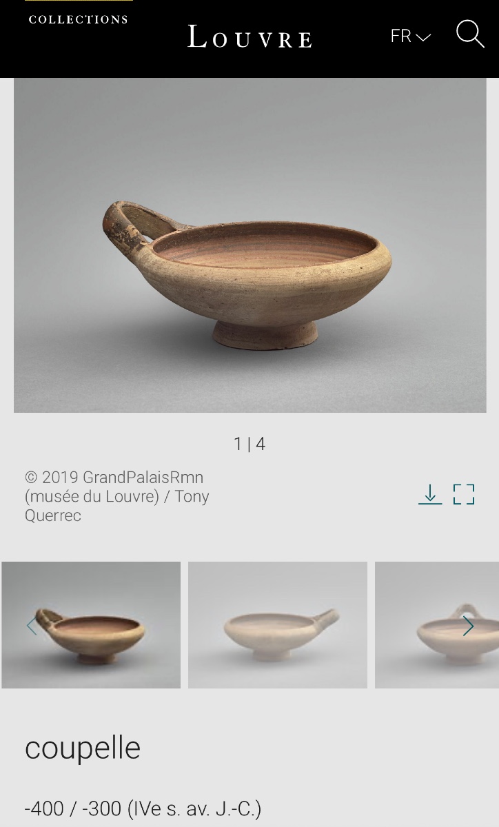 Archaeology Brown Glazed Bowl With Handle, 4th Century Bc, Roman Italy Archeo -photo-5