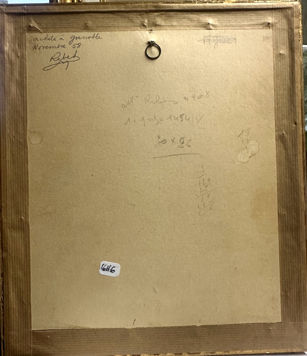 Henri FANTIN LATOUR 1836-1904 dessin au crayon  signé 7 nus -photo-3