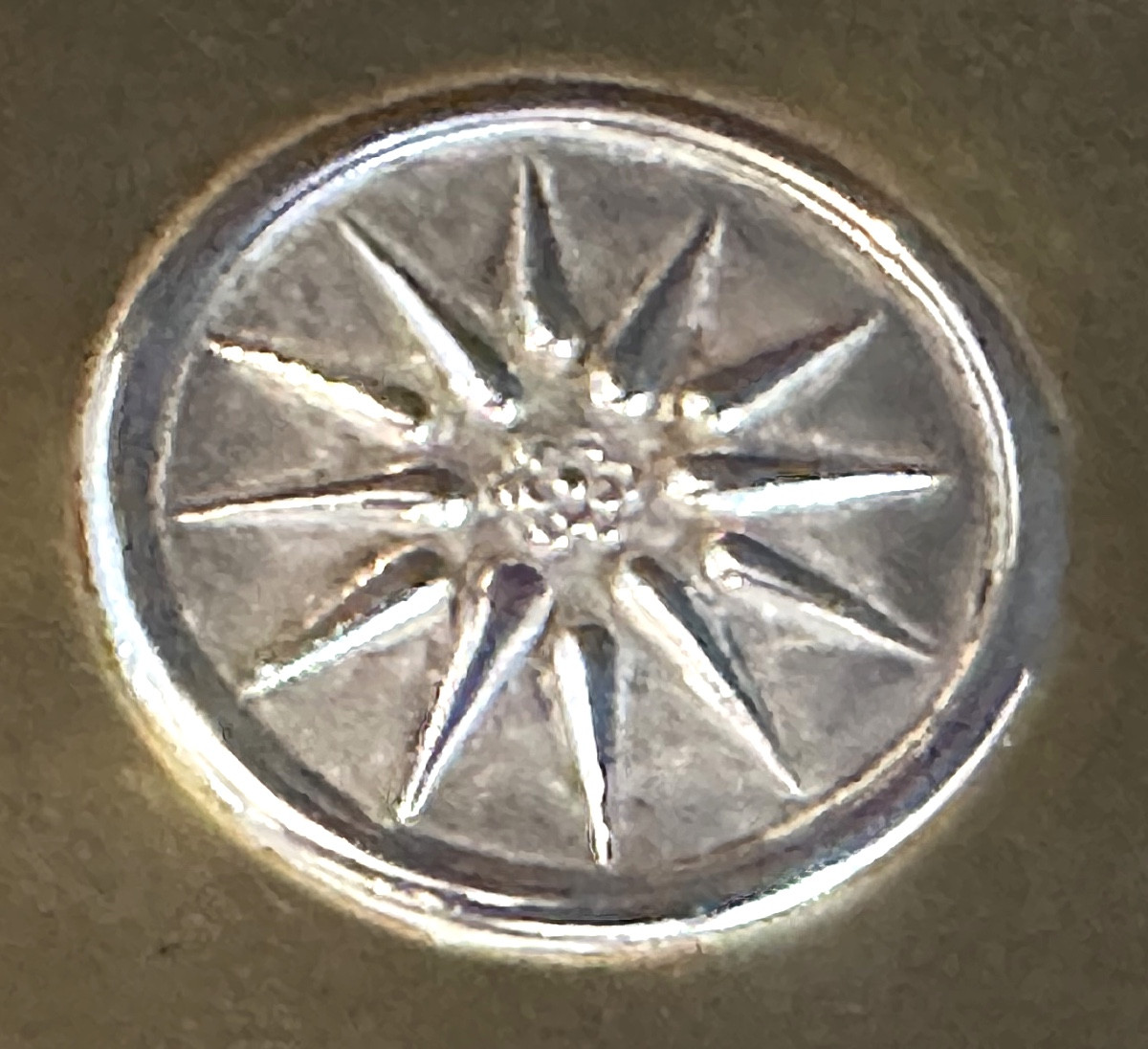 Grèce Macédoine Boîte en argent et laiton Coffret offert par Ministre 1994 en très bon état -photo-3