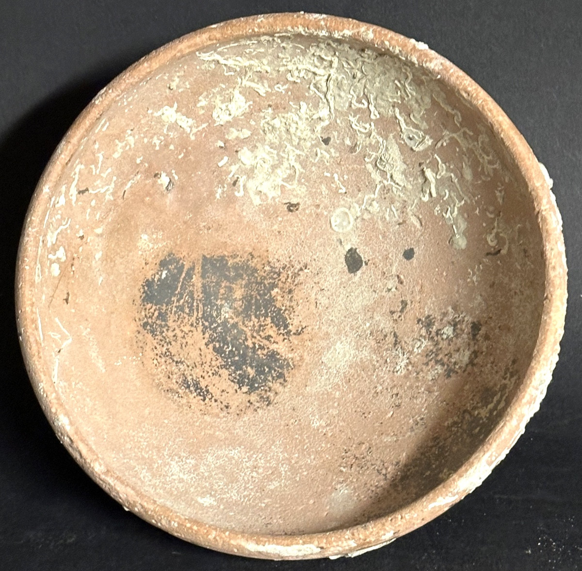 Archaeology Large Roman Bowl 1st-3rd C On Heel 16cm Intact With Archaeological Concretions-photo-3