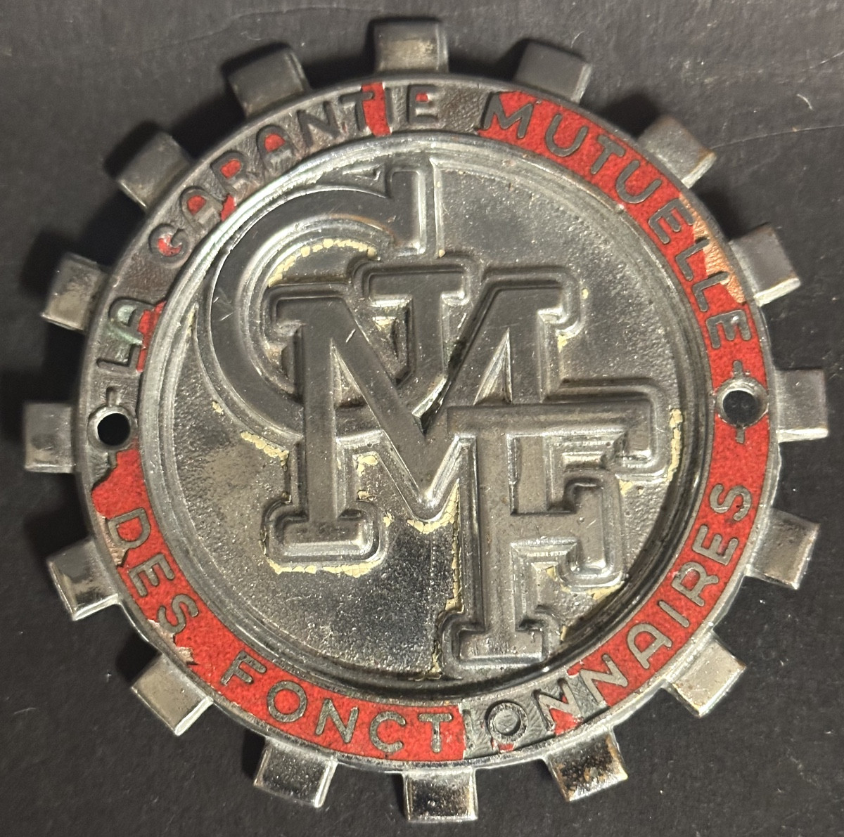 Old Gmf Car Plate, Classic Car Grille