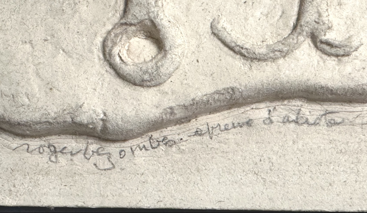 Roger Bezombes 1913-1994 Sculpture In High Relief Thermoformed Cardboard Constellation Of Centaurus-photo-3