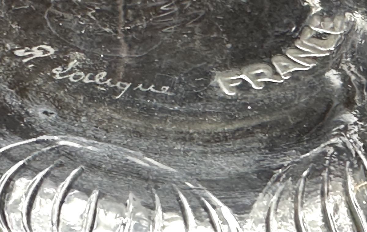 René LALIQUE modèle Haarlem Paire de gobelets Ref 4511 Marcilhac -photo-4
