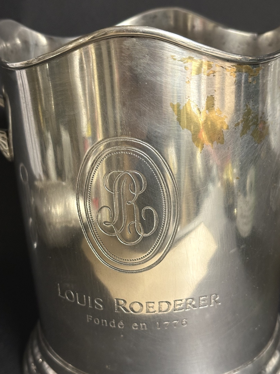 Louis Roederer Silver-plated Metal Champagne Cooler -photo-3