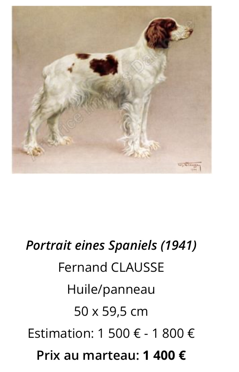Fernand Clausse 1899-1967 Oil Terrier Skye Or Cairn /4-photo-3
