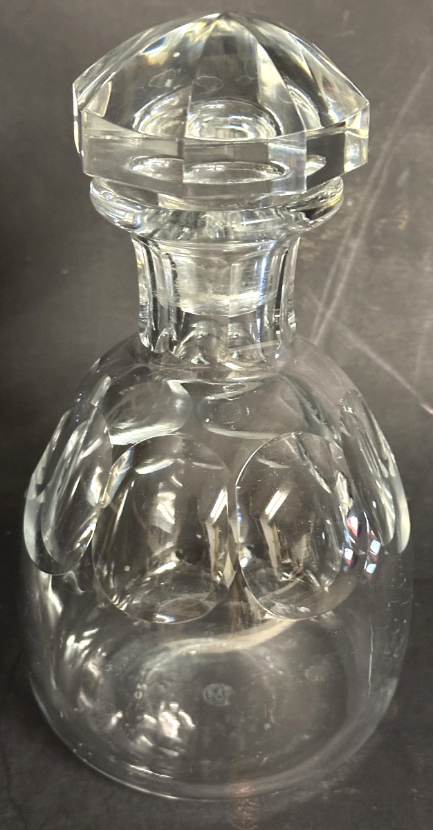 Baccarat Crystal Talleyrand Whisky Decanter Signed Alcohol Model Close To Harcourt 