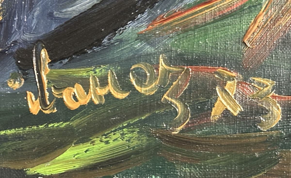 Robert Ibanez 1931-2021 Art Brut Oil Scarecrow La Mûre Museum Isère 38 /1-photo-2