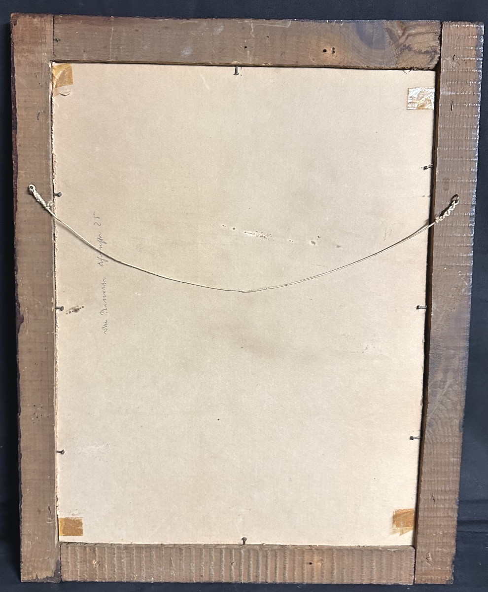 Thomas RILEY actif 1856-1882 ROXANA lithographie dans 1 cadre Forêt-Noire-photo-4