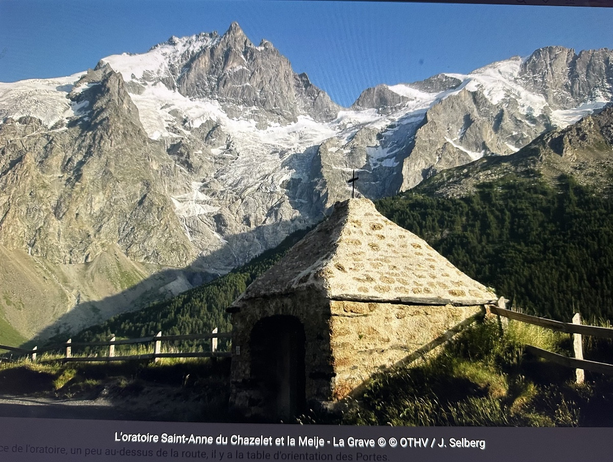 Lucien Quenard 1902- 1995 Oil La Grave Meije And The Oratory Of Chazelet Glacier Oisans Alpes -photo-1