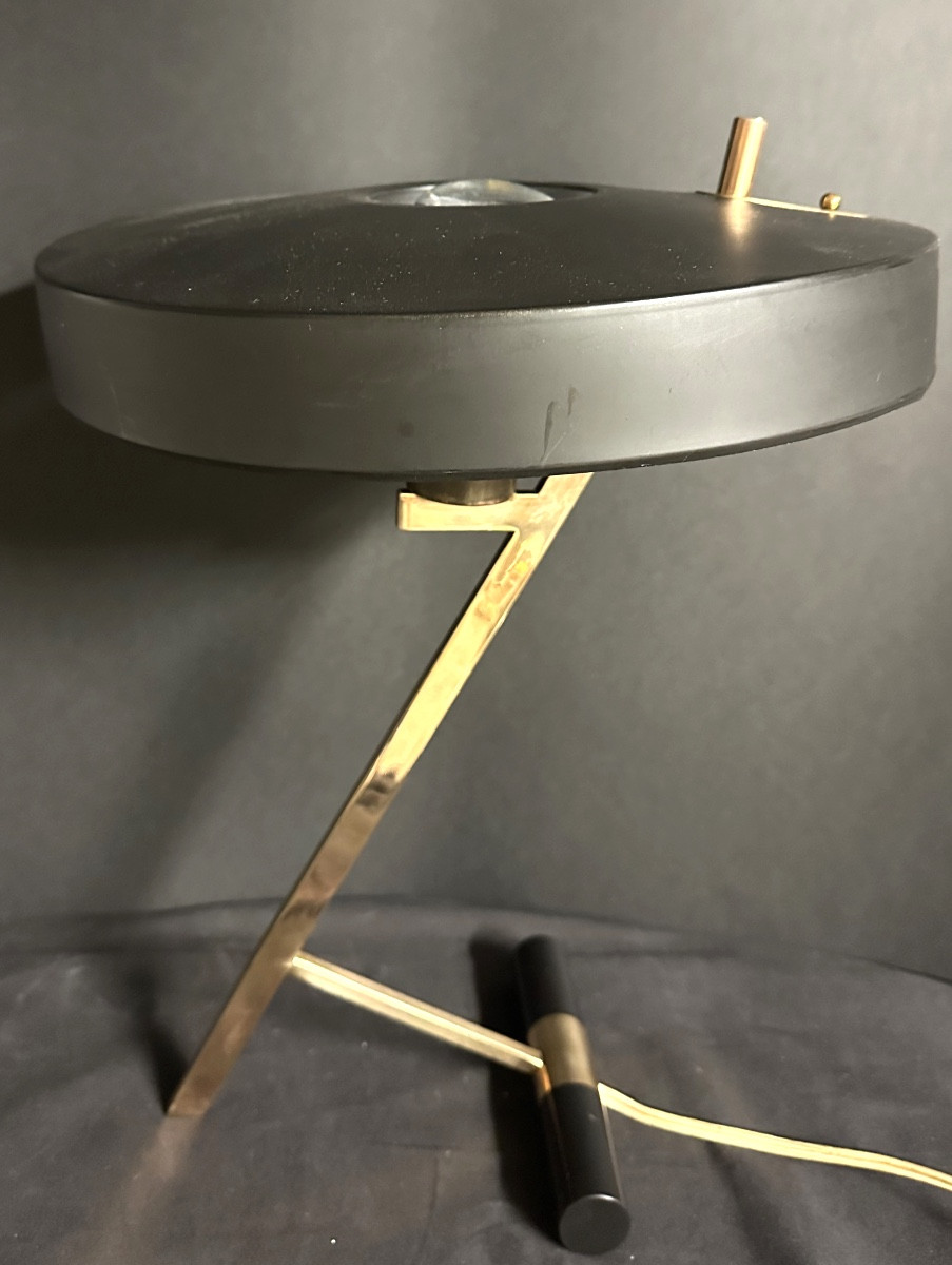 Louis KALFF Lampe Z ou Diplomat vers 1950 Philips