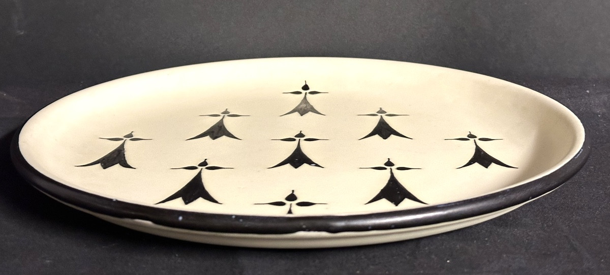 KERGONAN plat Breton signé 30cm attributs de la Bretagne-photo-1