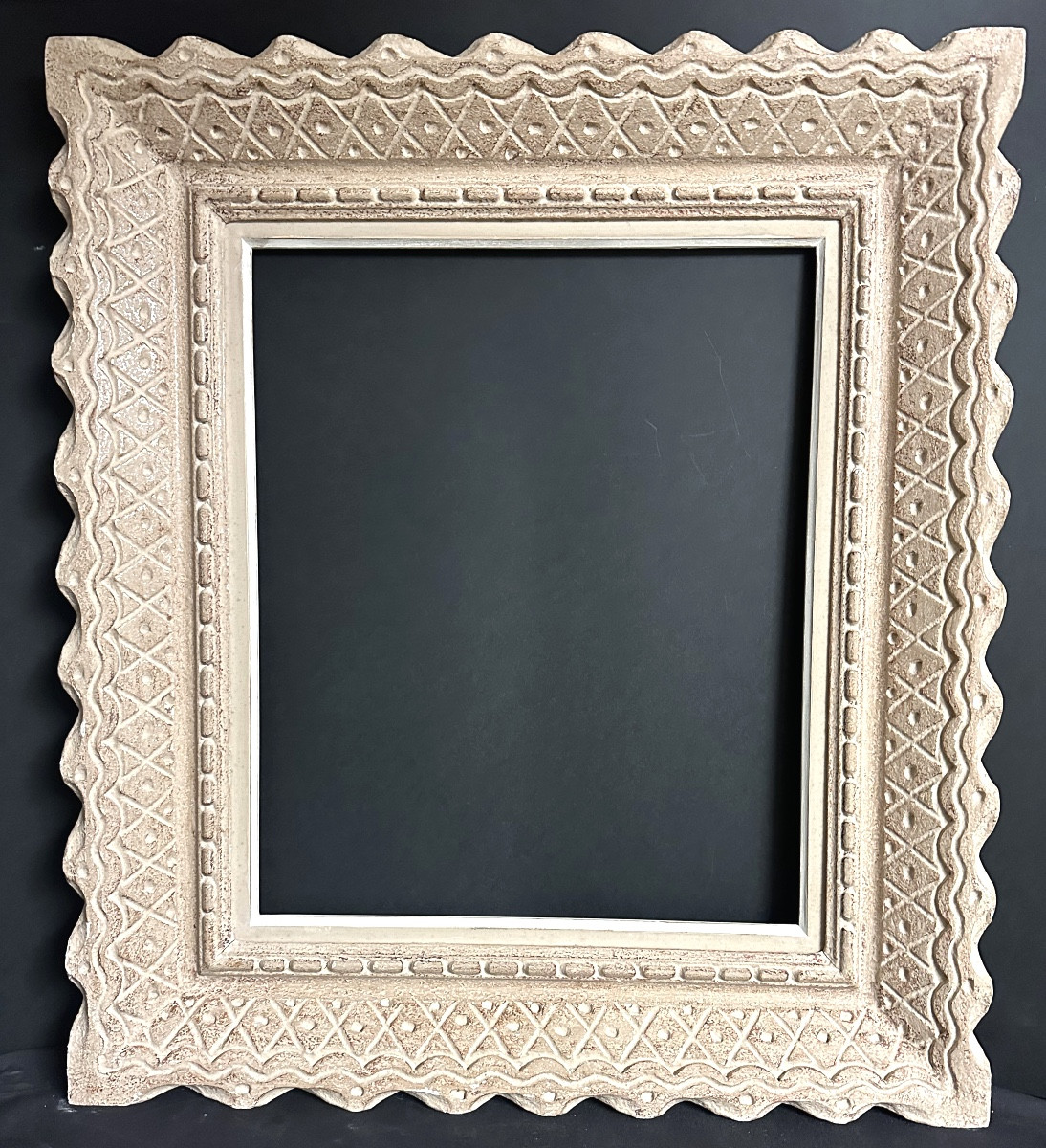 Emile Bouche Frame, Size 8f (46 X 38 Cm), Stamped, In Very Good Condition.