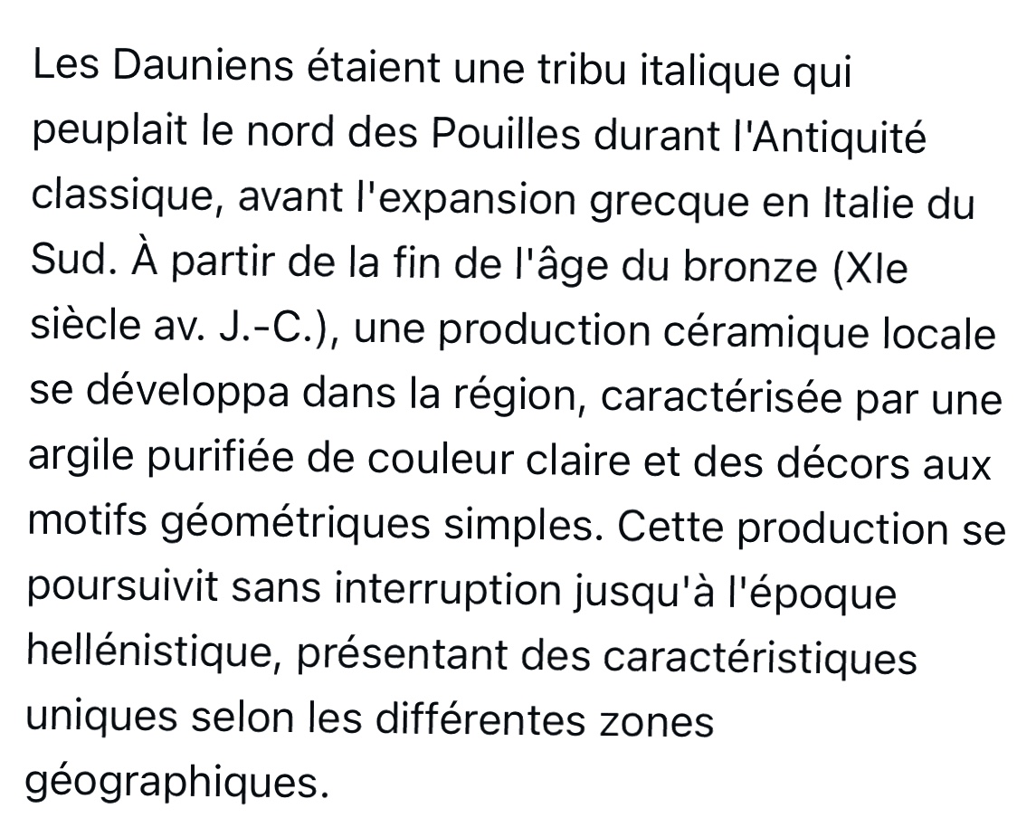Archéologie Plat Daunien en terre cuite VIe-Ve avant JC Daunie Italie archeo-photo-3