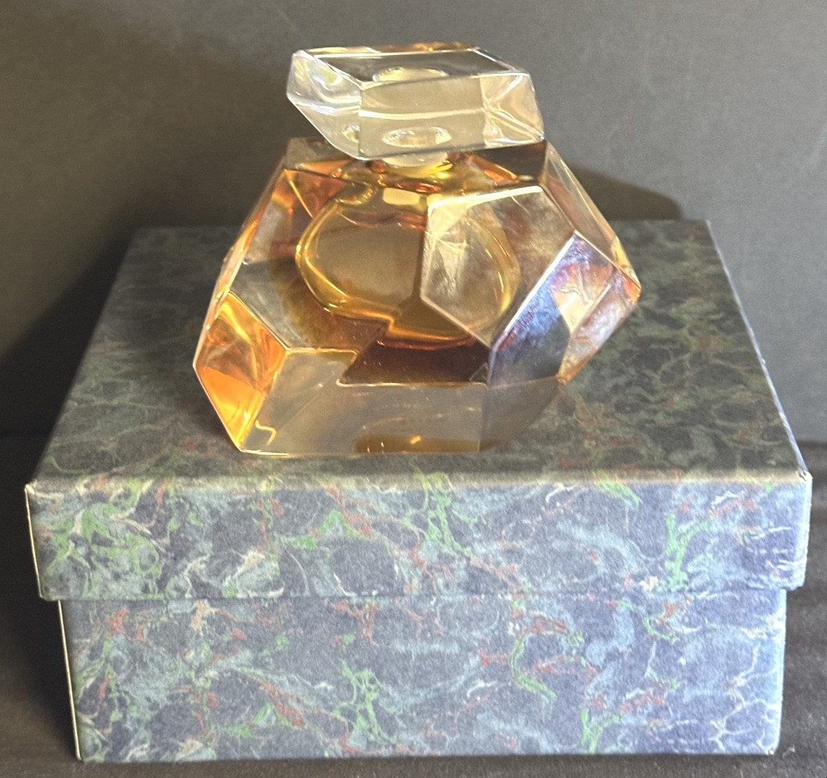 Saint Louis Crystal Perfume Bottle Eau De Saint Louis In A Serge Mansau Design Case 