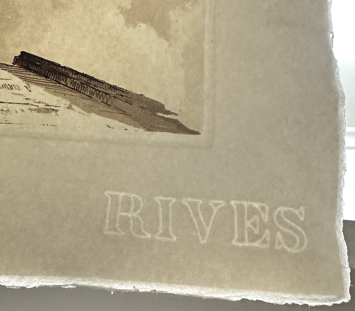 Joanny DREVET 1889-1969 Grande eau forte Cathédrale Notre Dame à Bourg-en-Bresse 01 Ain-photo-2