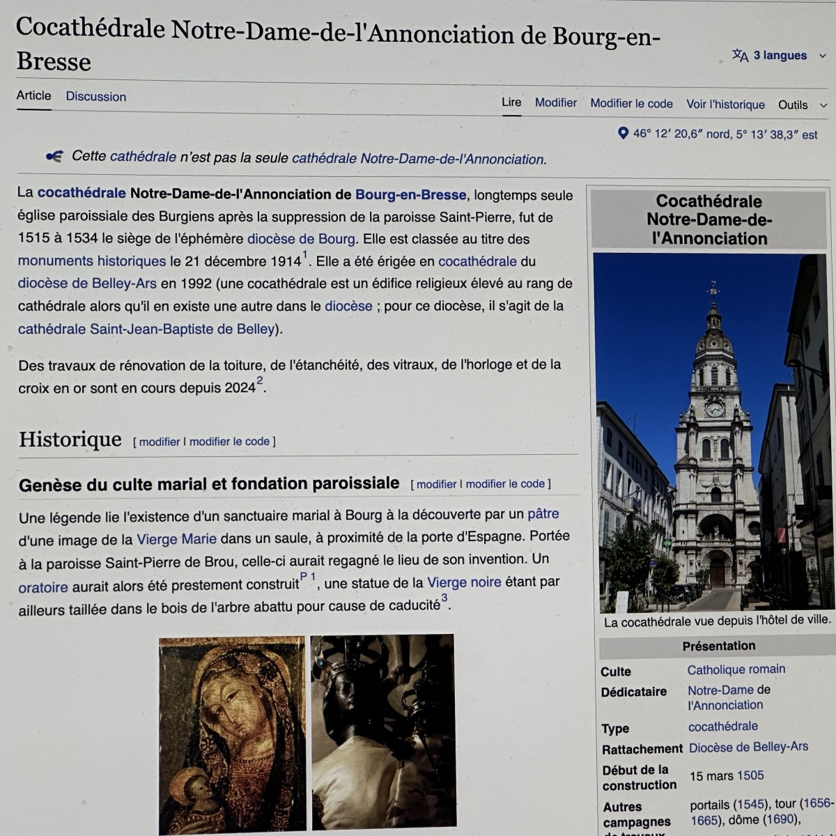 Joanny DREVET 1889-1969 Grande eau forte Cathédrale Notre Dame à Bourg-en-Bresse 01 Ain-photo-4