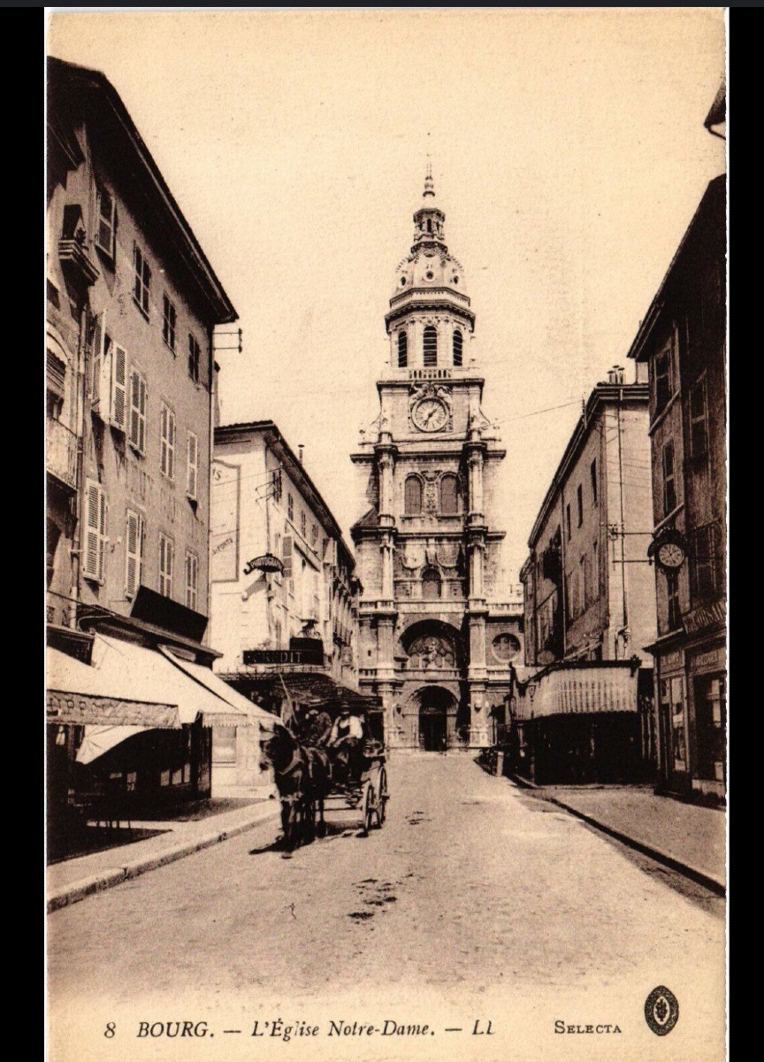 Joanny DREVET 1889-1969 Grande eau forte Cathédrale Notre Dame à Bourg-en-Bresse 01 Ain-photo-5