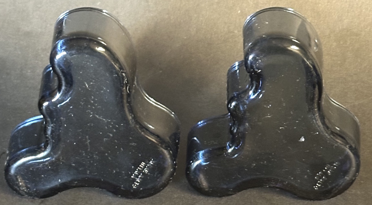 Alvar Aalto (1898-1976) Pair Iittala Trinket/tray/candle Holder Vases, Finland, Signed Design-photo-3