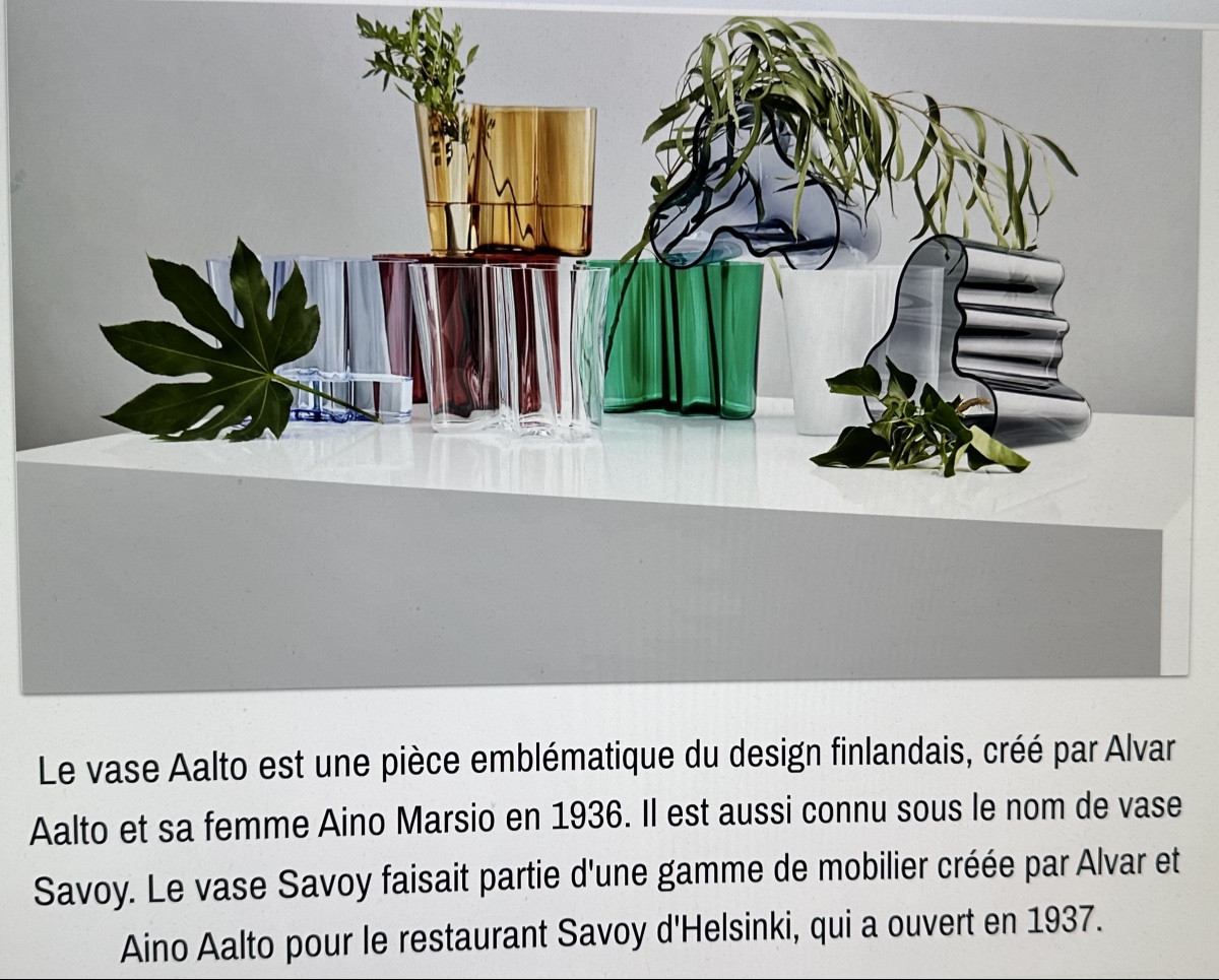 Alvar Aalto (1898-1976) Pair Iittala Trinket/tray/candle Holder Vases, Finland, Signed Design-photo-7