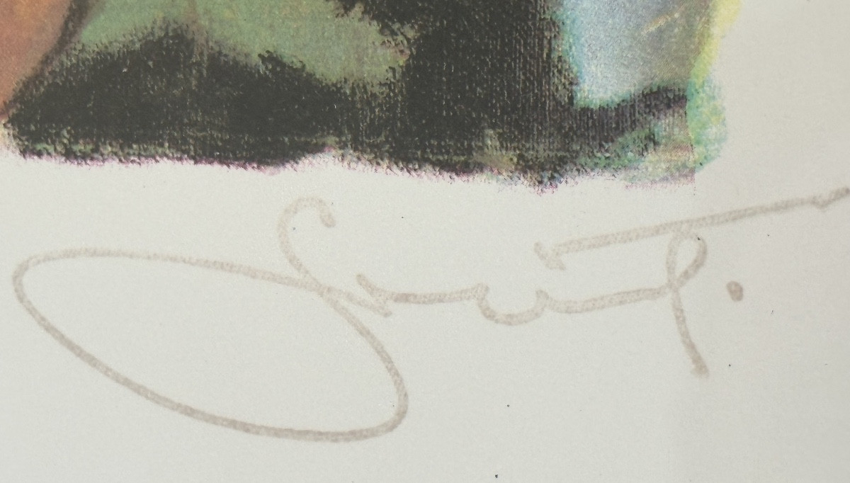 Pierre GRISOT 1911-1995 Rare sérigraphie 2 jeunes ballerines danseuses en très bon état /1-photo-4