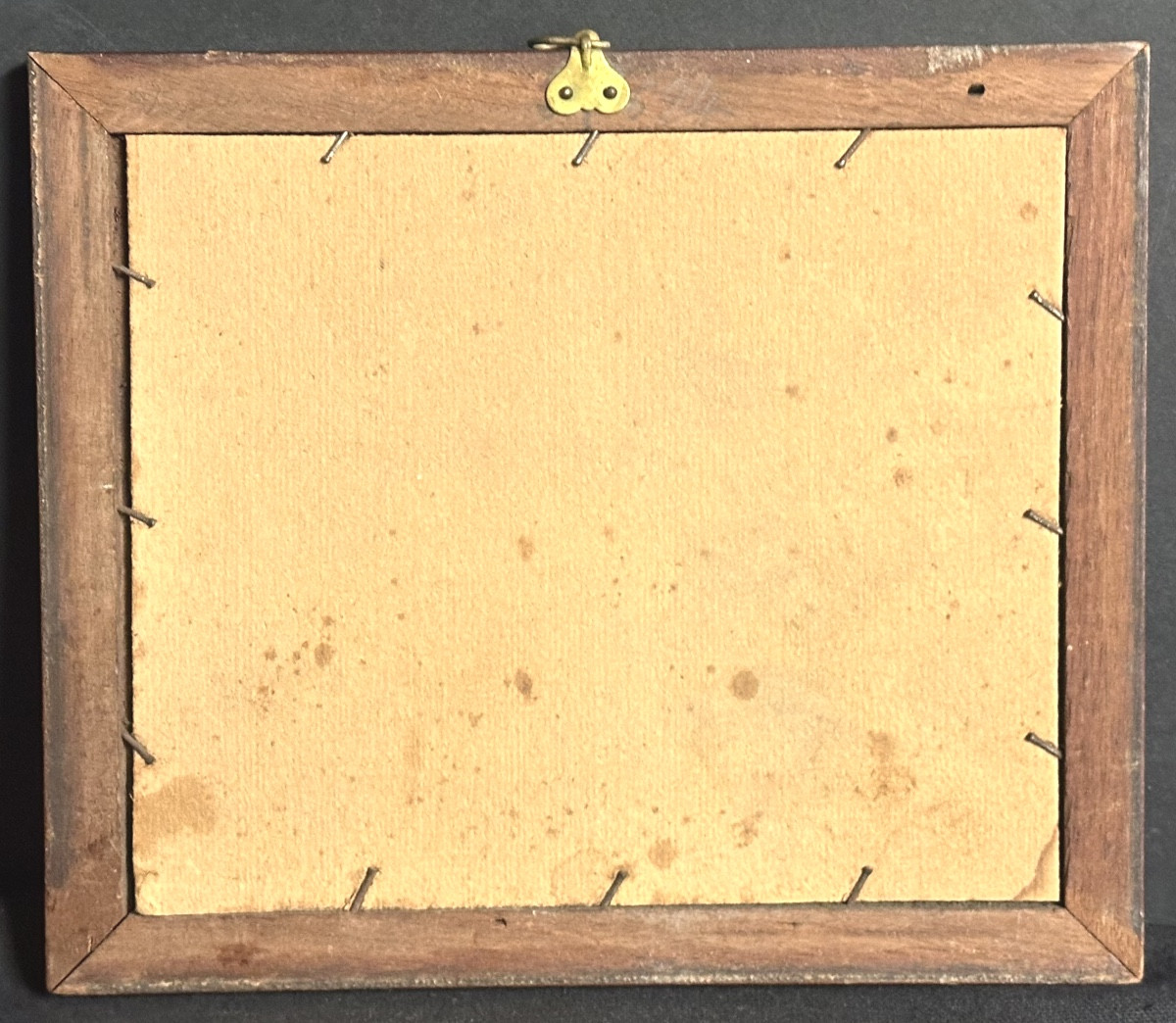 Huile signée ? Paysage de neige en montagne Alpes L. Defrelle ?-photo-1