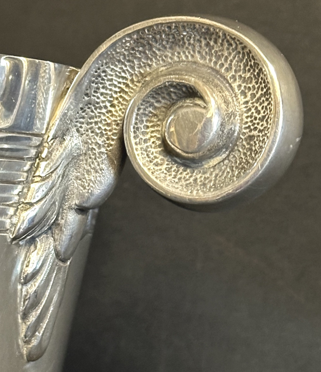 Art Deco Silver-plated Champagne Bucket, 1930s. Tableware, Very Good Condition. -photo-3