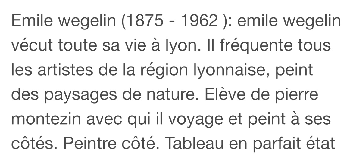 émile Wegelin 1875-1962 Oil Painting Of A Snow-covered Mountain In The Alps -photo-2