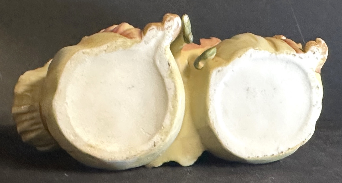 Bouquetière double ÉLÉGANTE en biscuit de porcelaine 1900-photo-2