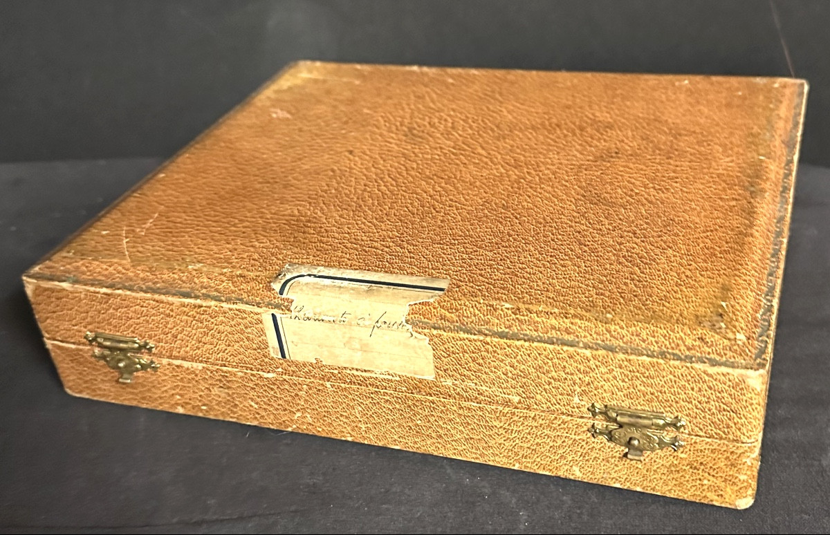 CHRISTOFLE modèle America 12 couverts à poisson Luc LANEL Art deco en écrin Métal argenté DV -photo-5