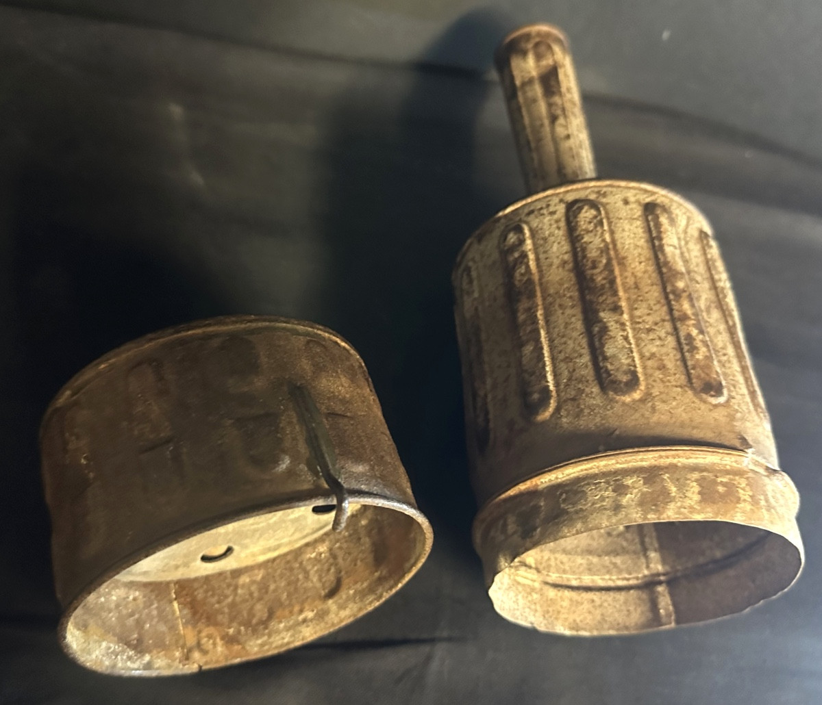 Rare Metal Chocolate Shaker/cocoa Shaker, Late 19th Century, For A Chocolate And Pastry Shop. -photo-2