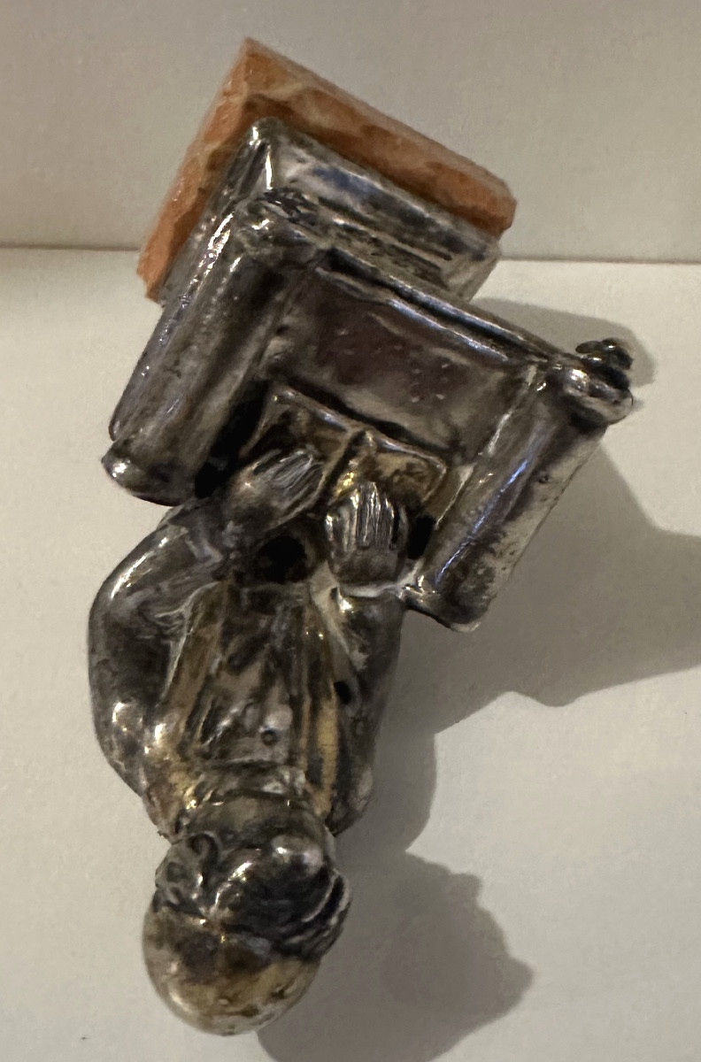 Sculpture en argent Ben Zion 925 /1000 Bar Mitzvah Judaica Tora Israel /2-photo-3