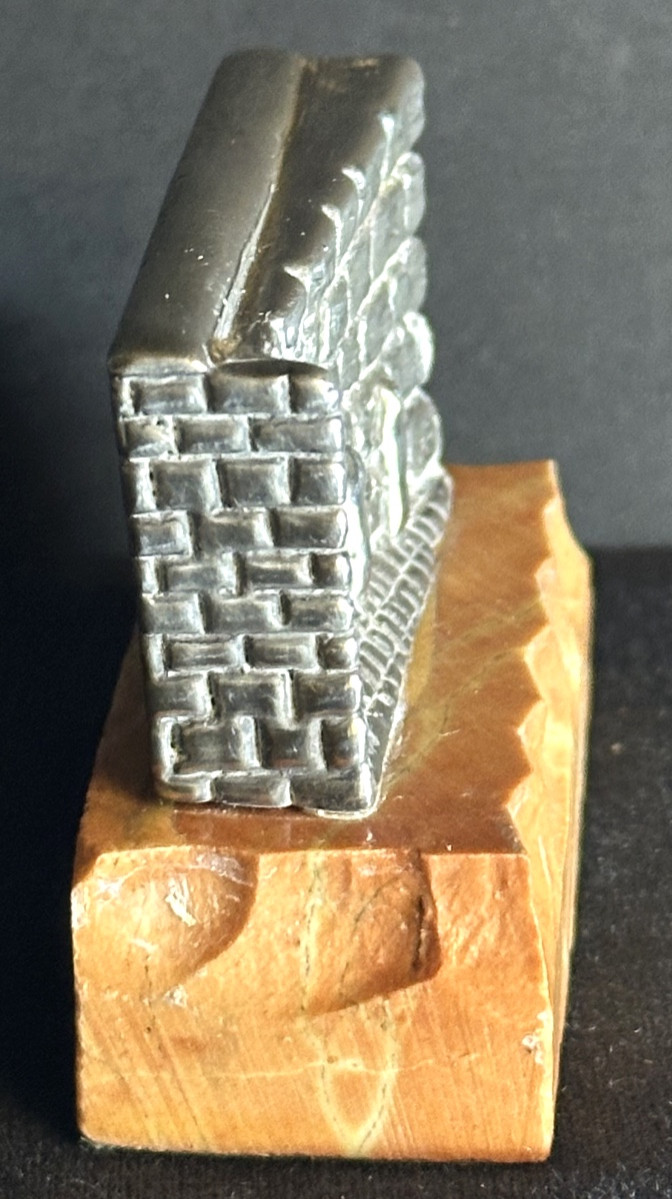 Mur des lamentations en argent Ben Zion 925 /1000 Jérusalem Judaica Israel /3 Mont du Temple-photo-3