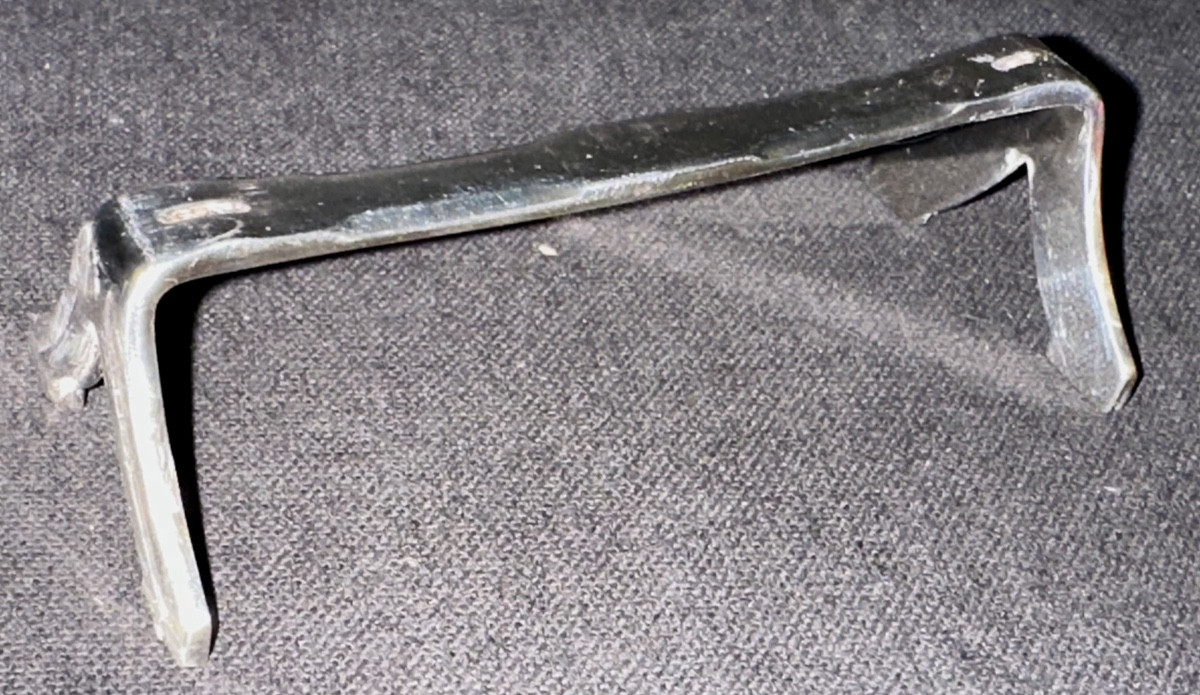 ERCUIS orfèvre Porte couteaux en écrin comme neufs Art Deco Métal argenté design-photo-2