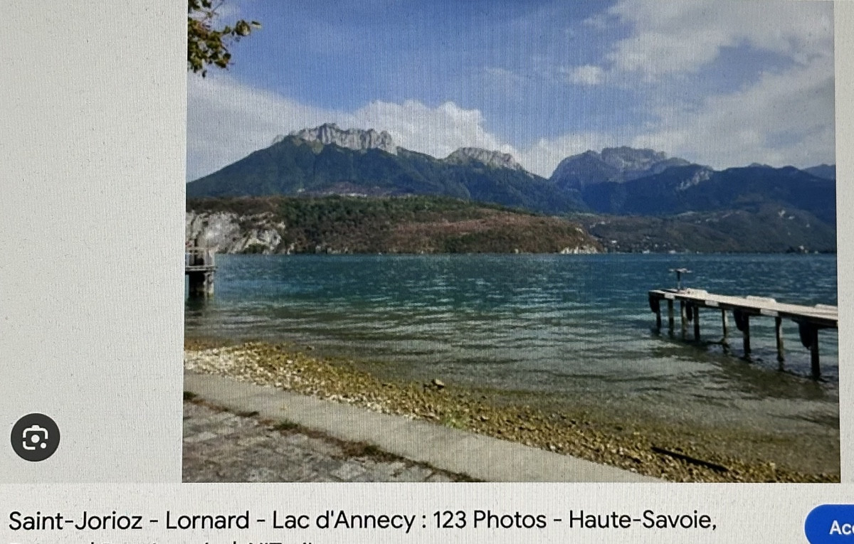 Paul Jouvet 1892-1981 Large Oil Painting Lake Annecy St Jorioz La Tournette  Haute Savoie Alps -photo-4
