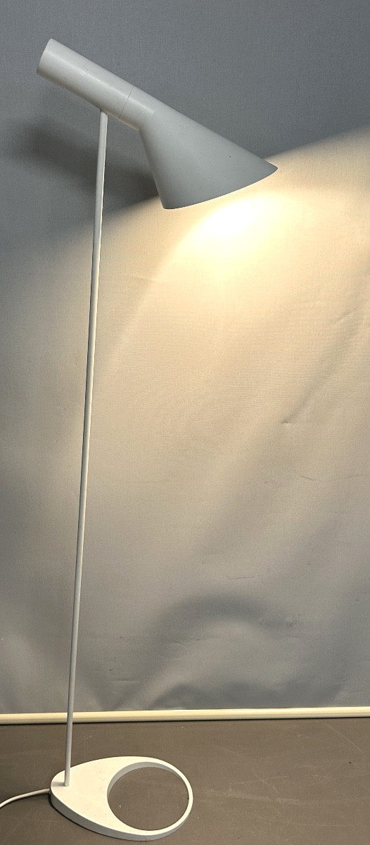 Authentic Louis Poulsen Floor Lamp, Signed Aj Design (danish), Living Room Reading Lamp-photo-2