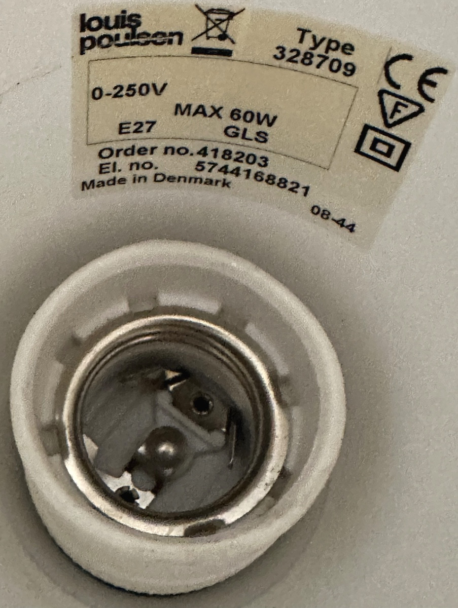 Authentic Louis Poulsen Floor Lamp, Signed Aj Design (danish), Living Room Reading Lamp-photo-2