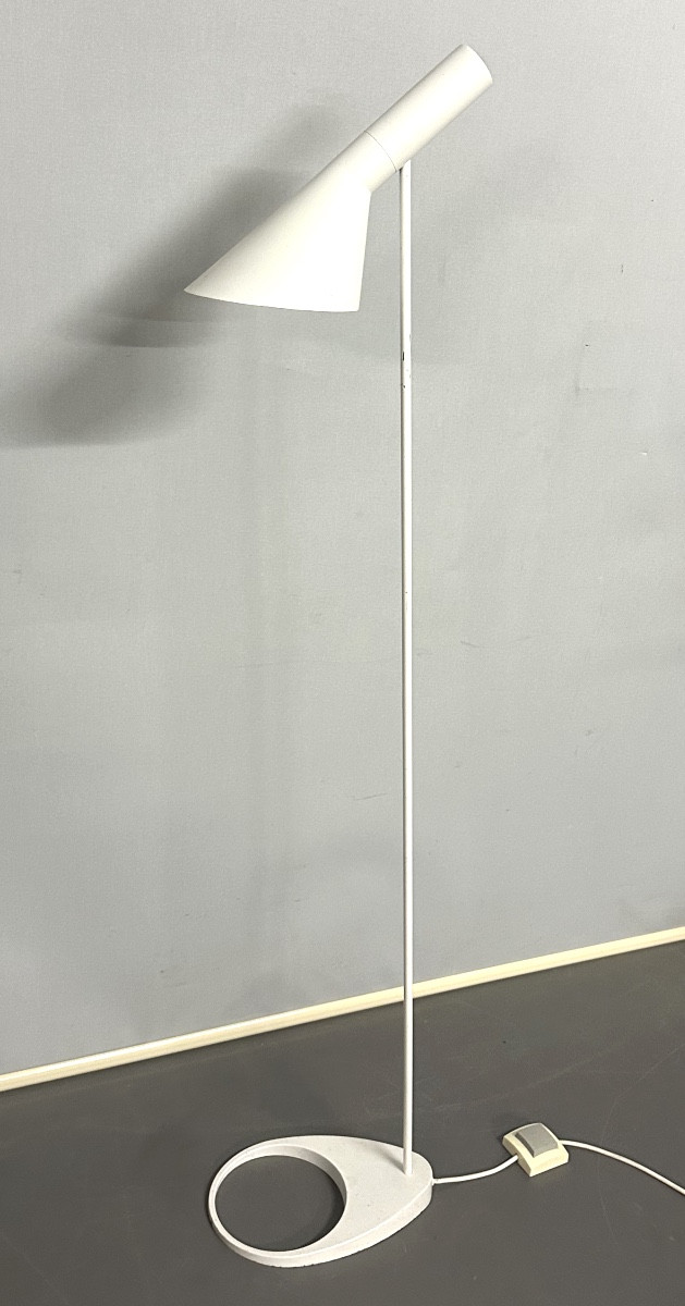 Authentic Louis Poulsen Floor Lamp, Signed Aj Design (danish), Living Room Reading Lamp-photo-4