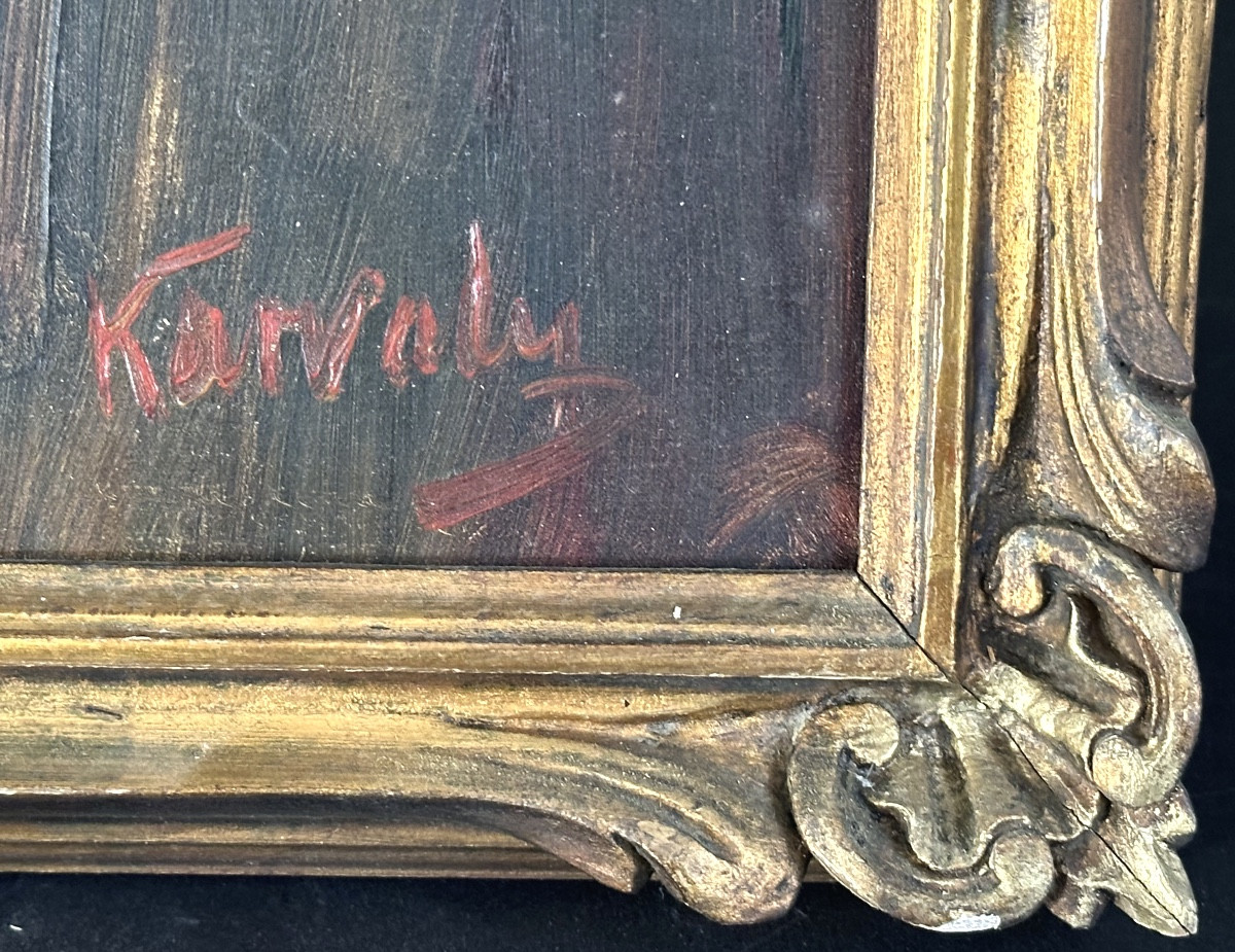 Maurice Mor Karvaly 1860-1899 Hungary Ukraine Oil Portrait Of A Man -photo-4