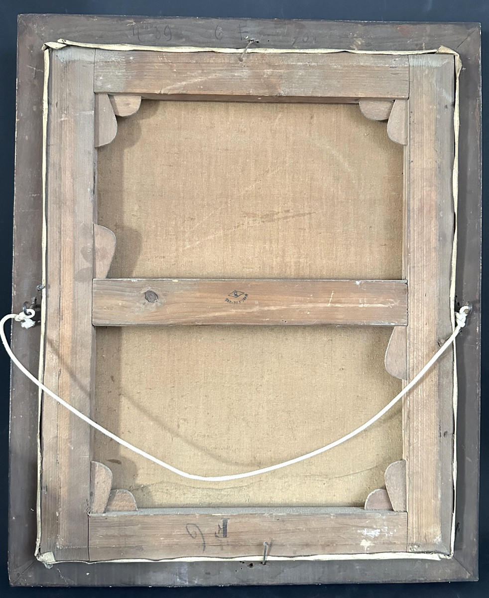 Maurice Mor Karvaly 1860-1899 Hungary Ukraine Oil Portrait Of A Man -photo-1