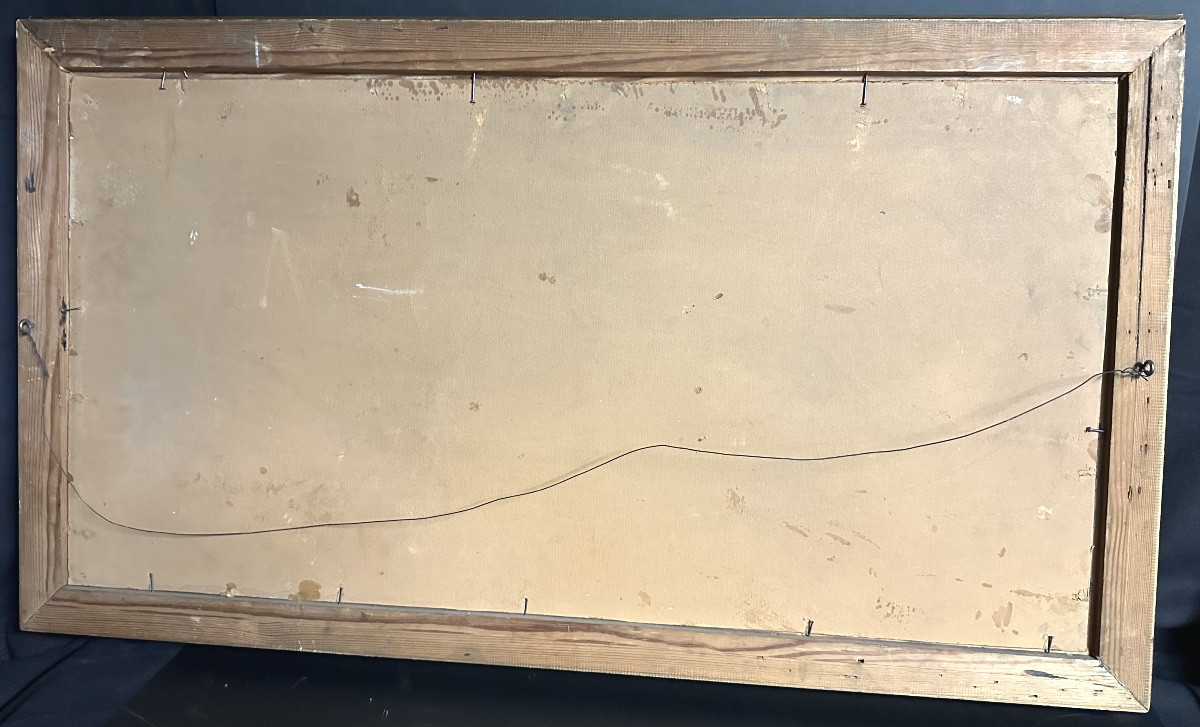 Jacques PERETTO 1879-1937 Claix 1926 Grande huile GRENOBLE Isère 38 -photo-1